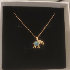 925 Sterling Silver Rose Gold Birds Necklace
